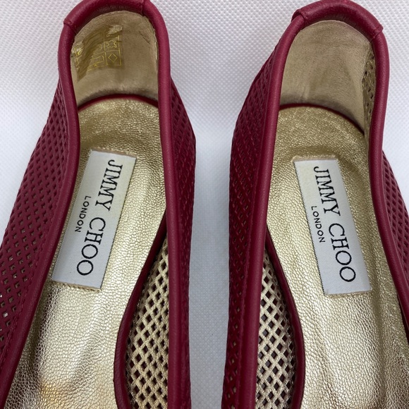 Jimmy Choo Raspberry Flats - Picture 2 of 6